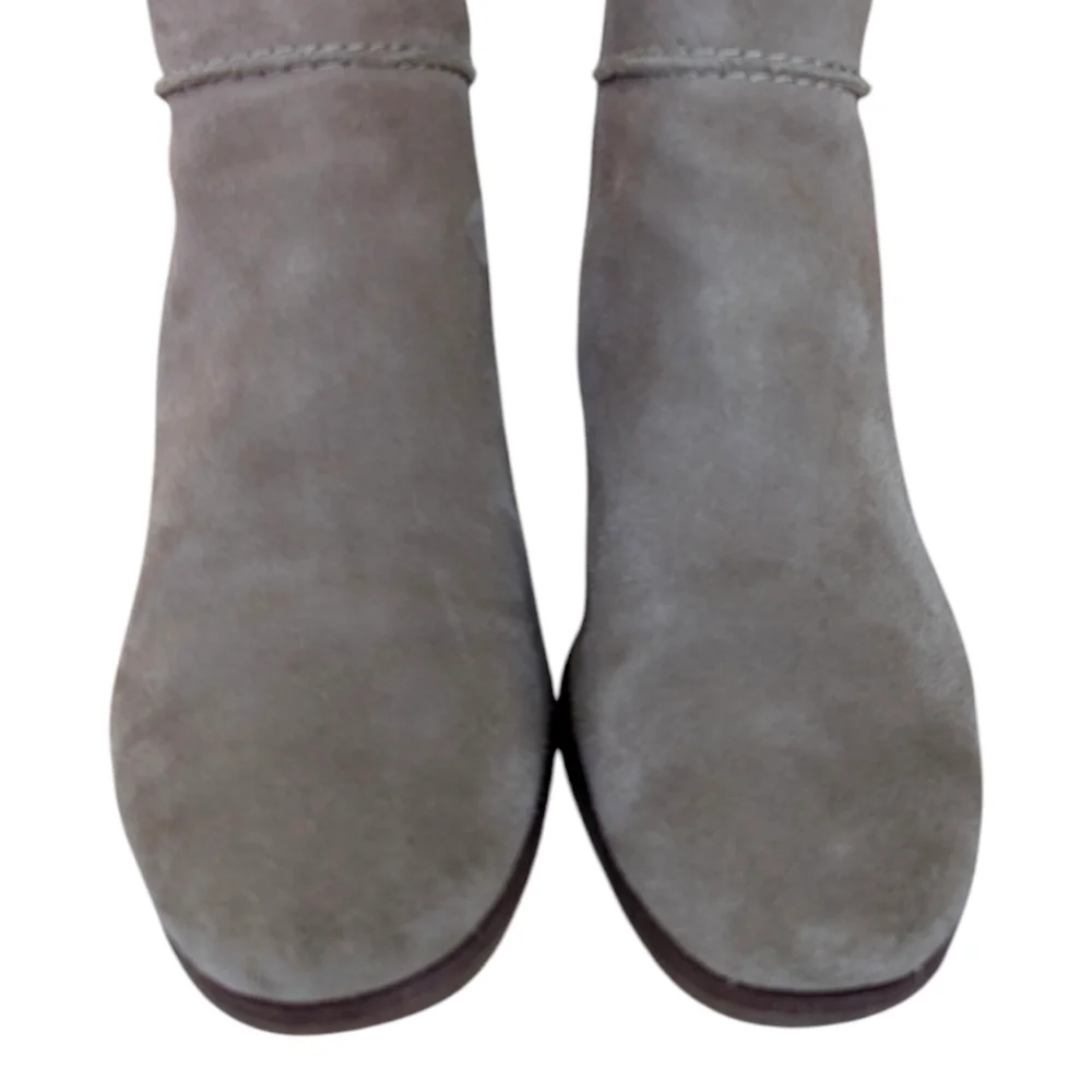 Lucky Brand Zollini, Split Suede, Wedge-Heel‎ Ankle Boot in Dune 7.5zM